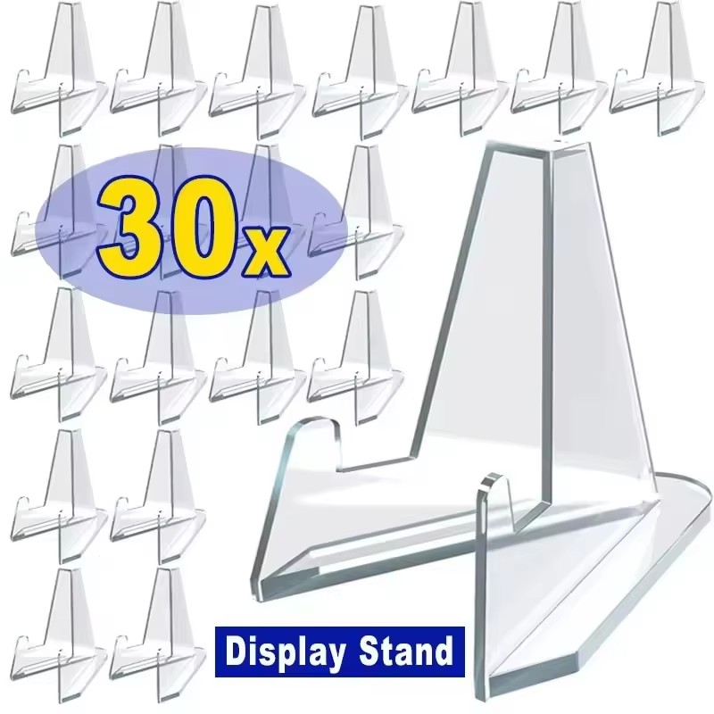 Photography Object - 30-1PCS Présentoir triangulaire en acrylique mini