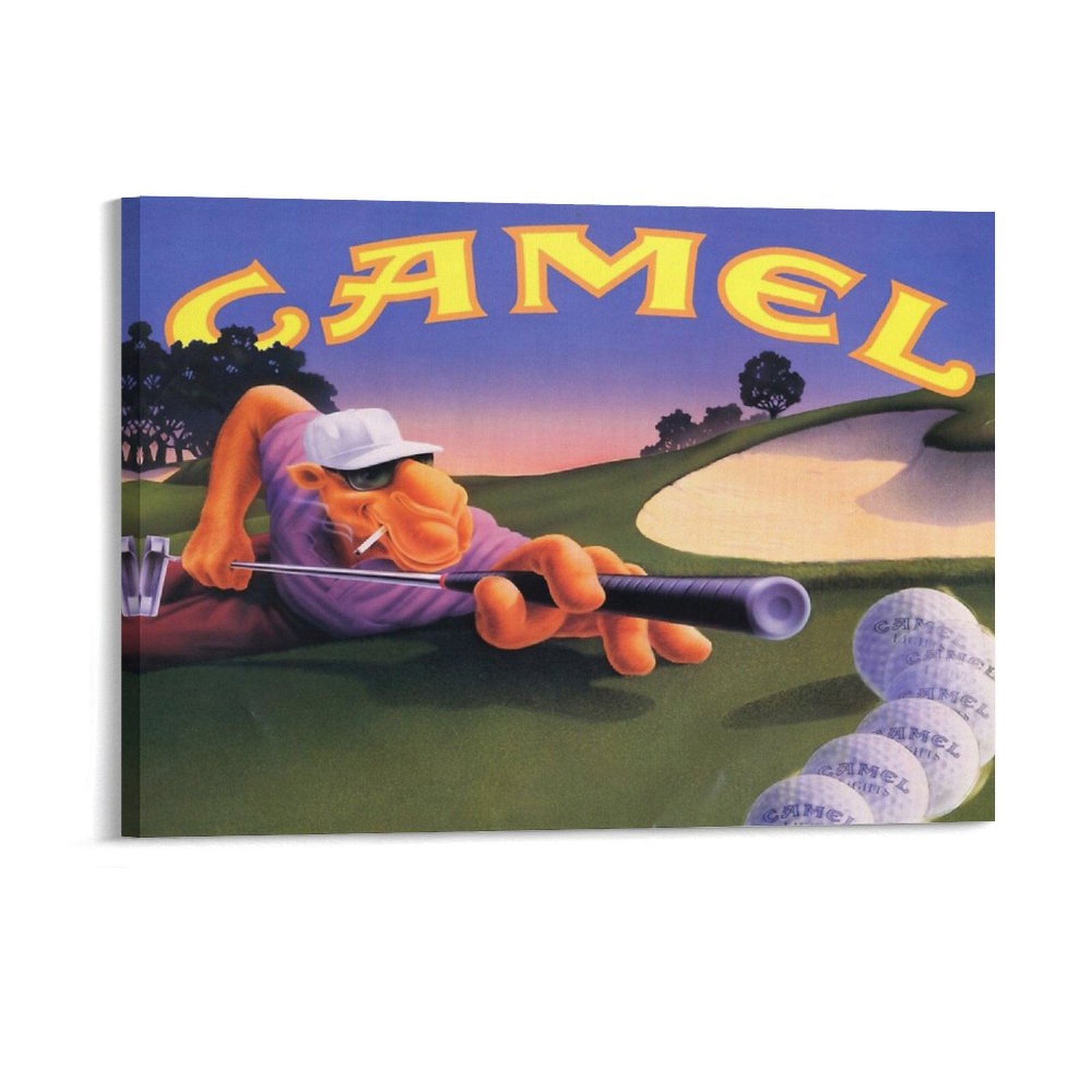 Photography Pose - Vintage Joe Camel Roulette Ad toile