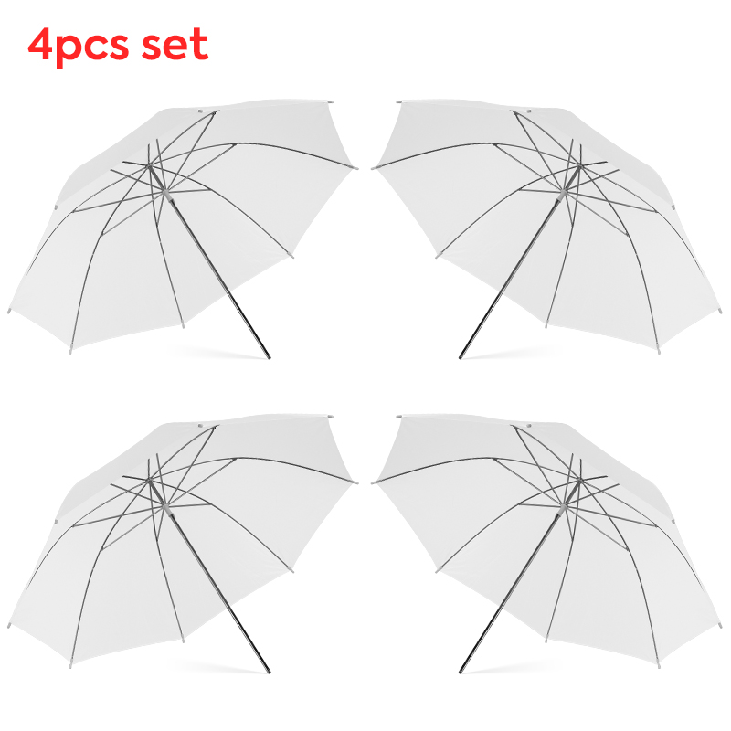 Photography Umbrella Light - Parasol diffuseur de lumière blanc transparent