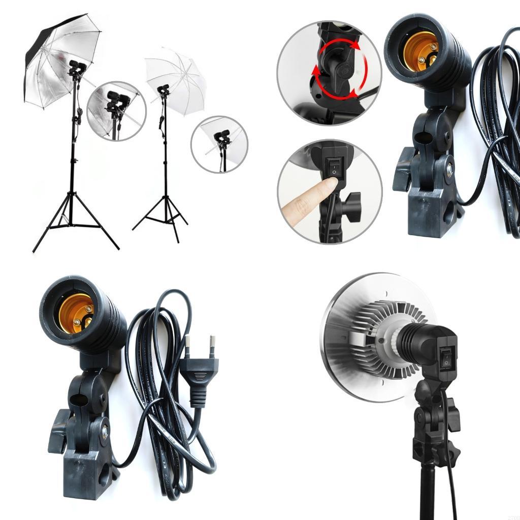 Photography Umbrella Light - Support lumière E27, Support réflecteur parapluie