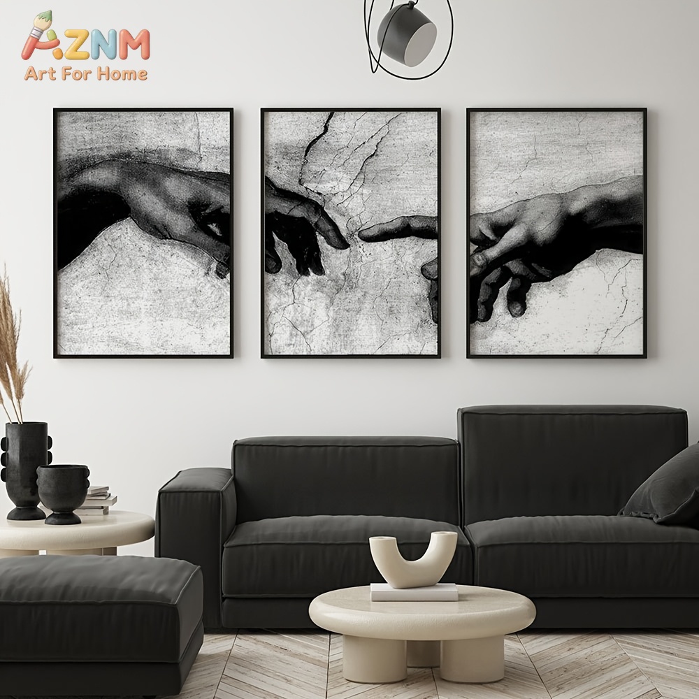 Photography Pose - Lot de 3 impressions sur toile