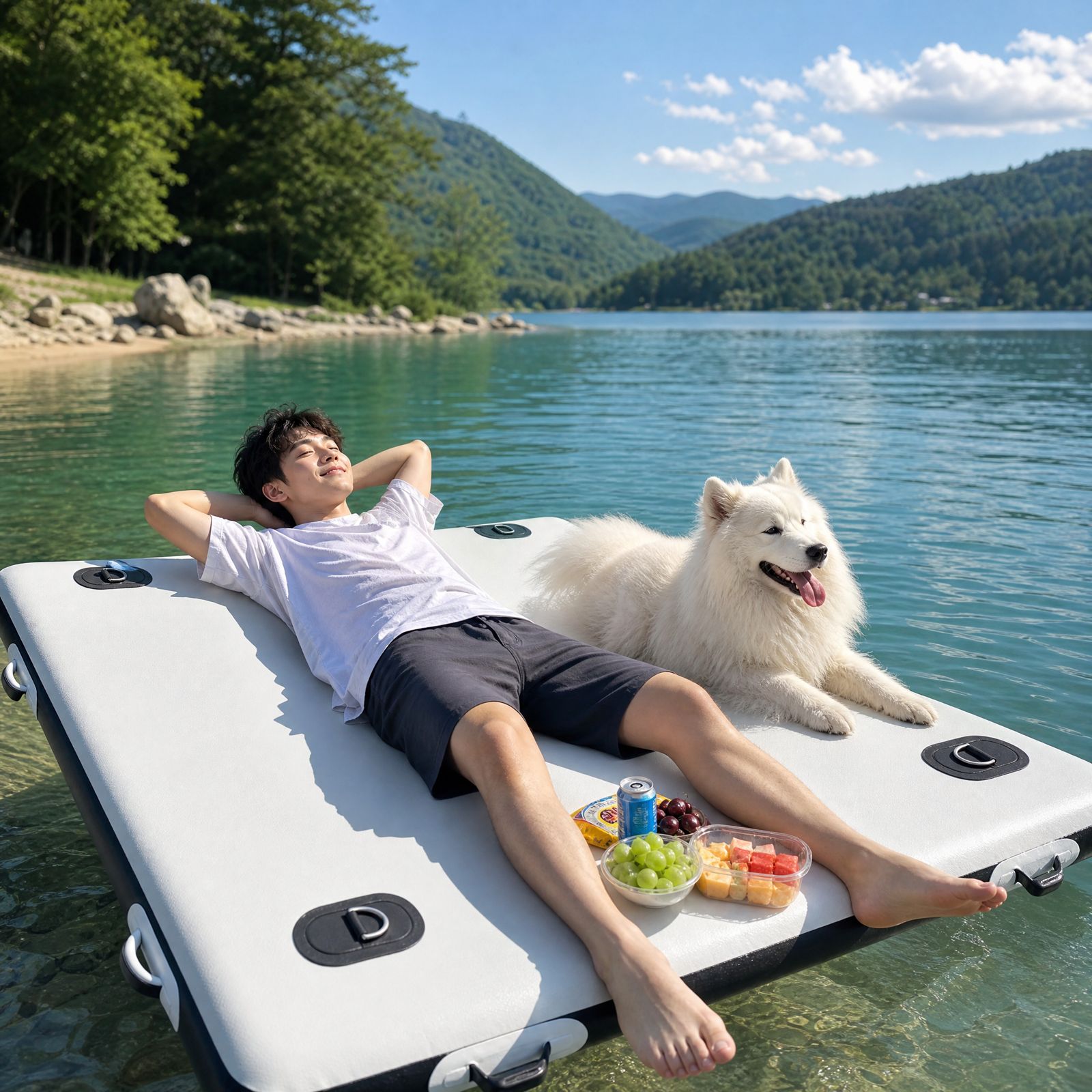 Photography Yoga - Bateau de pêche portable 2*1,5m, bateau
