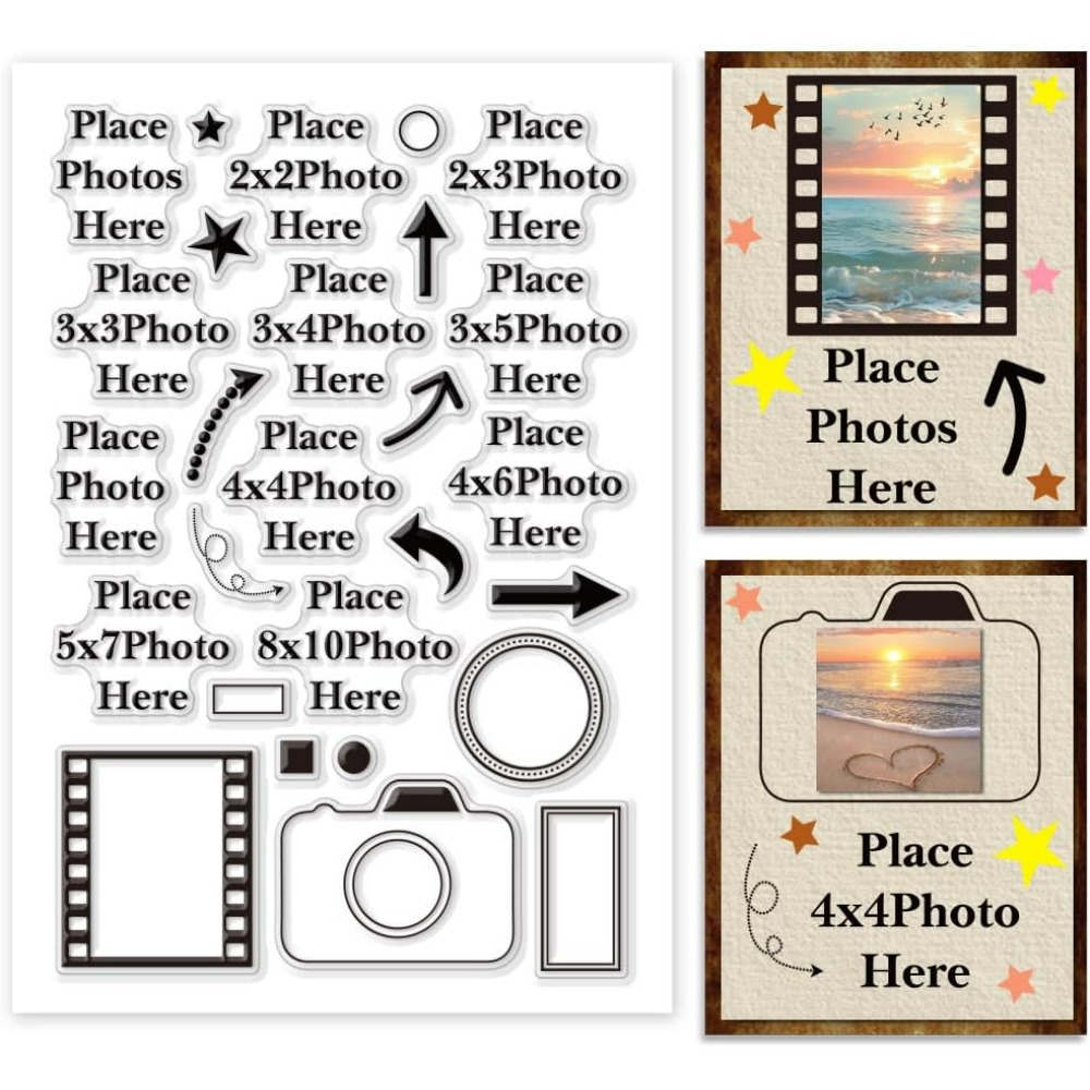 Place Photo ici tampon clair f - Photography Object avis et prix
