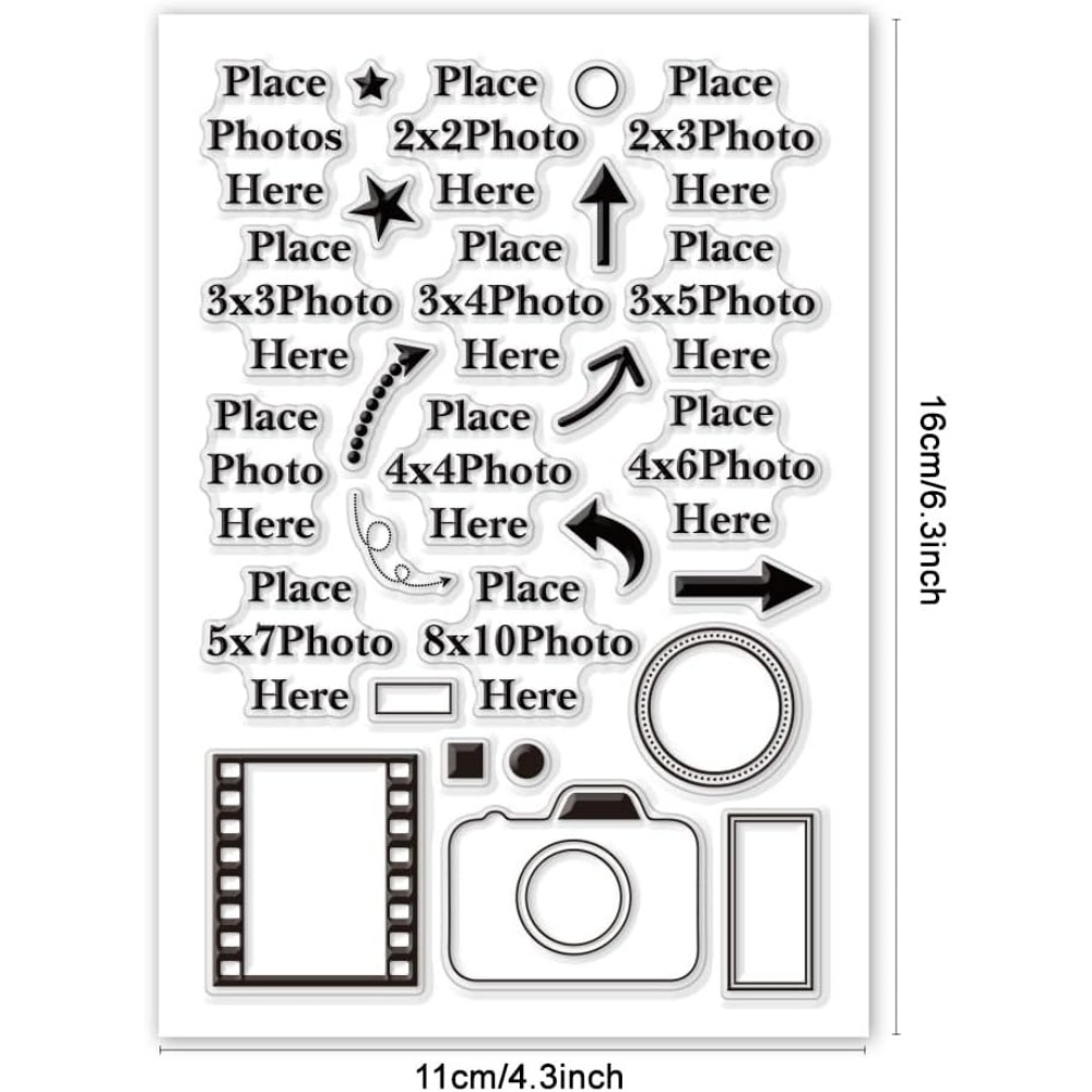 Place Photo ici tampon clair f - Photography Object avis et prix