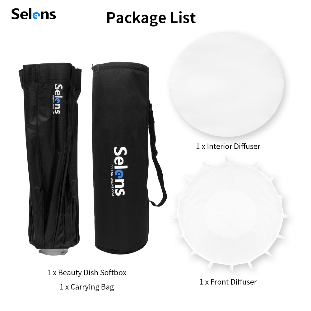 Selens-Parapluie Radar Softbox - Photography Umbrella Light avis et prix