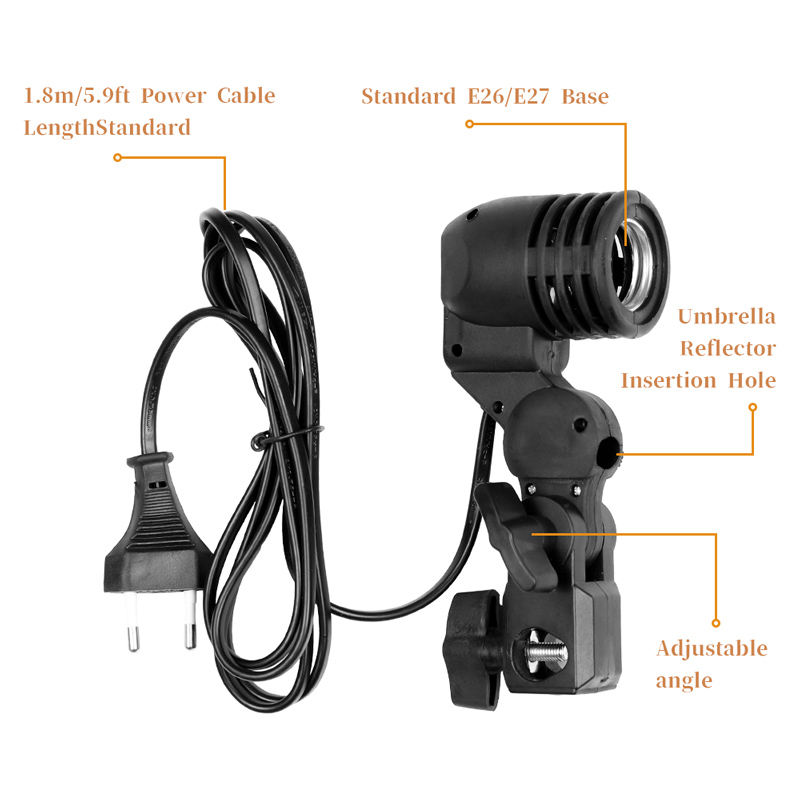 Support d'ampoule avec câble d - Photography Umbrella Light avis et prix