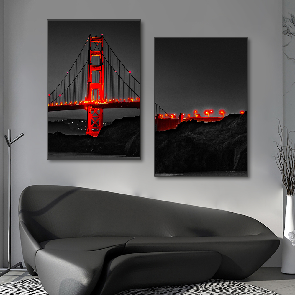 Affiche sans cadre, pont de po - Photography Angle avis et prix
