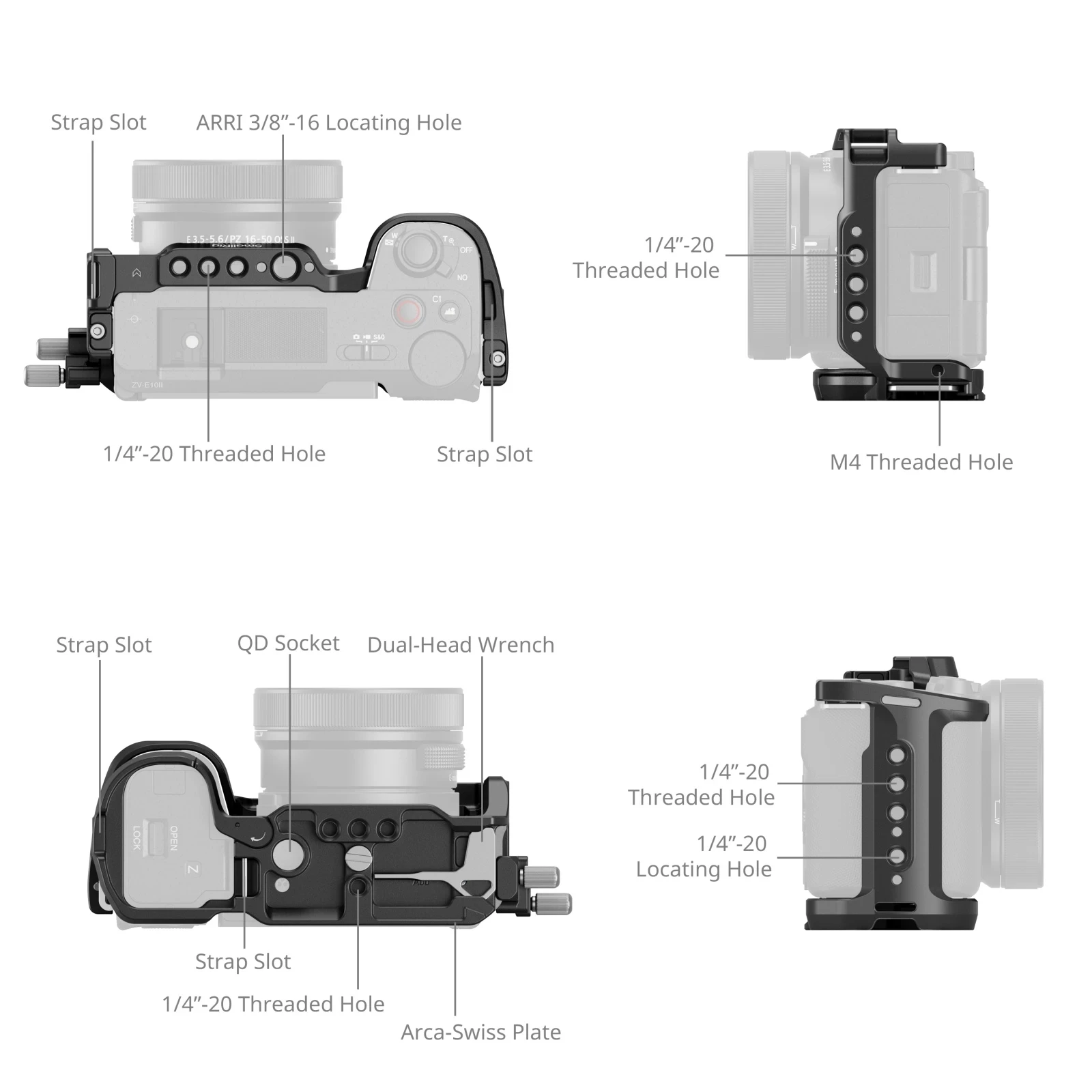Smallrig HawkLock Kit de Cage  - Camera Cage Baseplate avis et prix