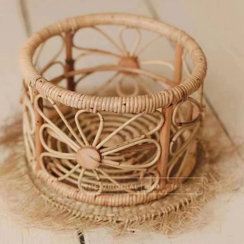 Mir en rotin tissé vintage pou - Photography Vintage avis et prix