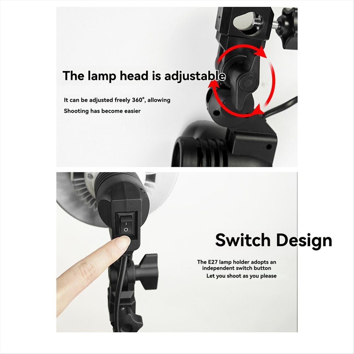 Support de lampe photo A40I 1, - Photography Umbrella Light avis et prix