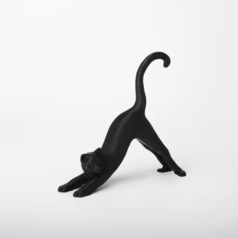 Mini sculpture de chat en pose - Photography Yoga avis et prix