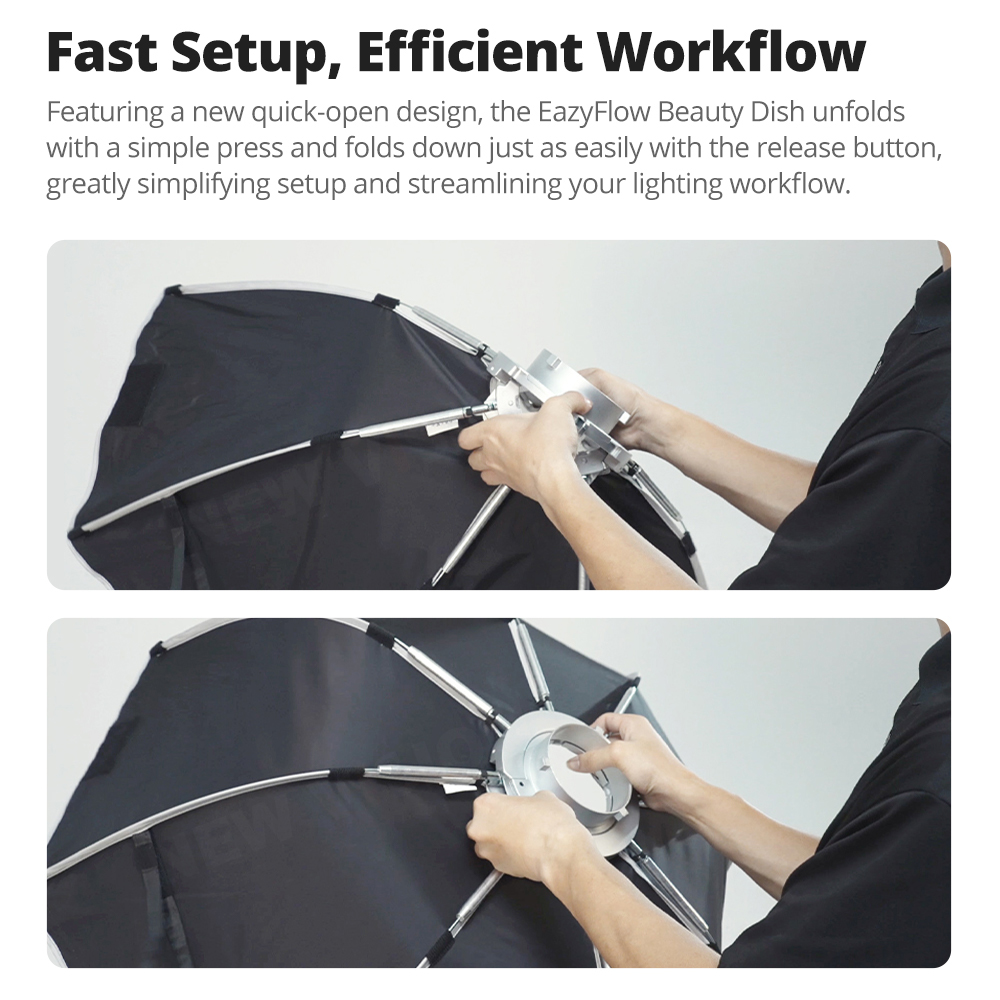 Nouveau Godox EazyFlow Beauty  - Beauty Dish Softbox avis et prix